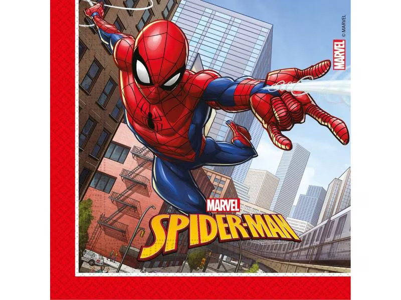 Amscan Papierservietten Spiderman 20 Stück