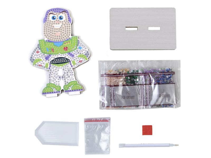 CRAFT Buddy Bastelset Crystal Art Buddies Buzz Lightyear Figur