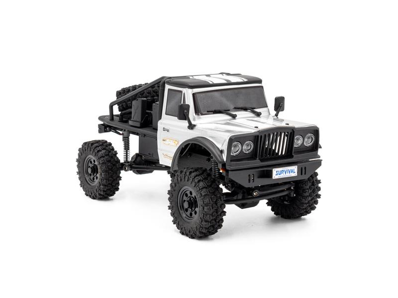Hobbytech Scale Crawler CRX18 Flat Cage 4WD Silber, RTR, 1:18