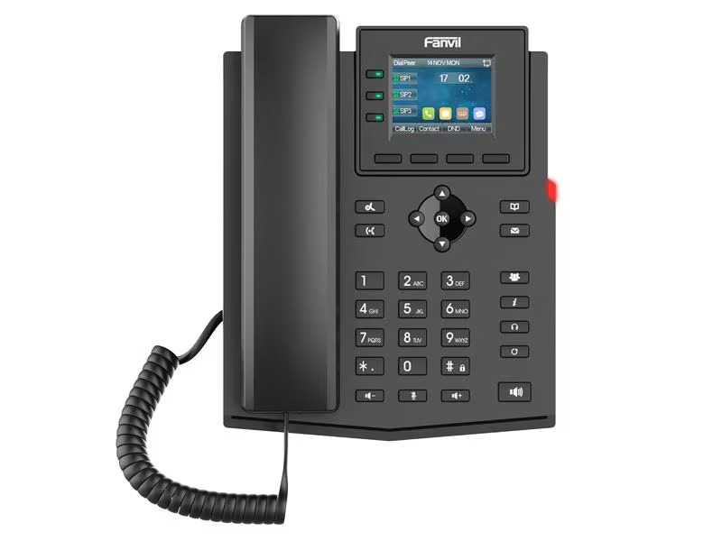 Fanvil Tischtelefon X303G Schwarz