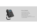 Fanvil Tischtelefon X303G Schwarz