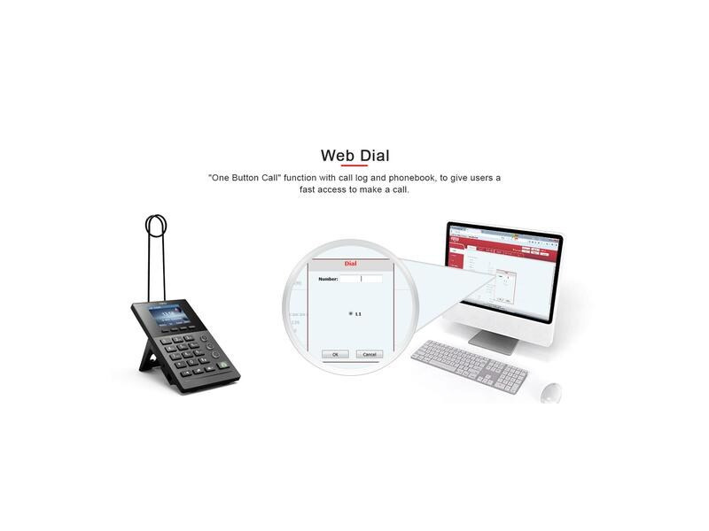 Fanvil Tischtelefon X2P Schwarz