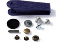 Prym Druckknöpfe Anorak Altmessing, 12 mm