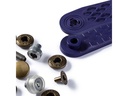 Prym Druckknöpfe Anorak Altmessing, 12 mm