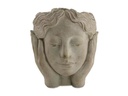 CHALET Blumentopf 20.5 cm, Grau