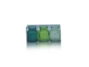 CHALET Vasen-Set S 3 Stück, 7.5 cm, Grün
