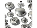 Prym Druckknöpfe Anorak Silber, 15 mm