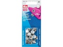 Prym Druckknöpfe Jersey Kappe Weiss, 12 mm, 6 Stück