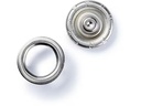 Prym Druckknöpfe Jersey Ring Silber, 10 mm, 20 Stück