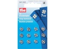 Prym Druckknöpfe Silber, 7 mm