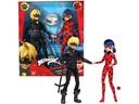 BANDAI Puppe Miraculous – Ladybug &amp; Cat Noir 26 cm