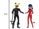 BANDAI Puppe Miraculous – Ladybug &amp; Cat Noir 26 cm