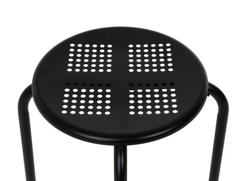COCON Hocker Metall, Schwarz