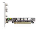 Delock Host Bus Adapter PCI-e x16, 4x SFF-8654 NVMe Bifurcation