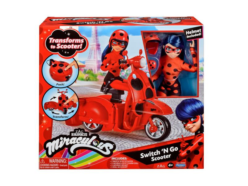 BANDAI Puppe Miraculous – Switch ‘N Go Scooter