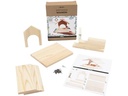 Creativ Company Holzartikel Vogelfutterhaus Set 14.5 x 11.5 x 12.5 cm