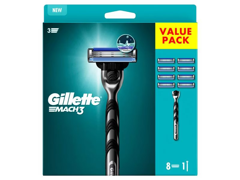 Gillette Mach3 Systemklingen 8 Stück