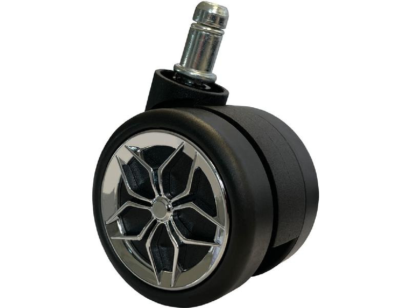 LC-Power Rollen LC-CASTERS-2-DRIFT 5er Set Chrom