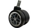 LC-Power Rollen LC-CASTERS-2-DRIFT 5er Set Chrom