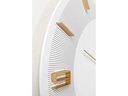 Kare Wanduhr Leonardo Ø 49 cm, Weiss