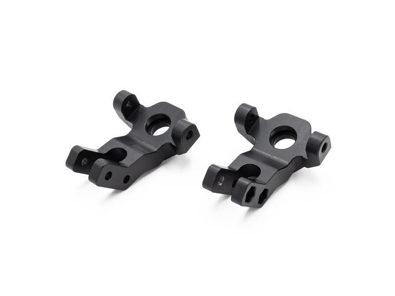 Hobbytech Achsschnenkel vorne Aluminium Schwarz CRX