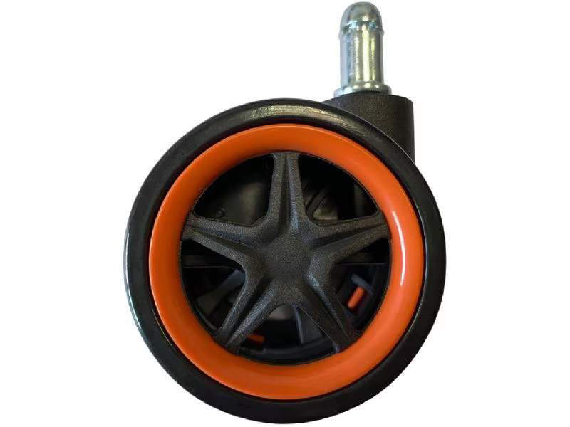 LC-Power Rollen LC-CASTERS-DRIFT 5er Set Orange