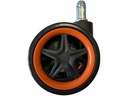 LC-Power Rollen LC-CASTERS-DRIFT 5er Set Orange