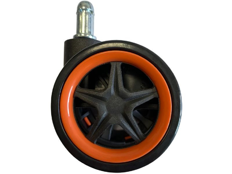 LC-Power Rollen LC-CASTERS-DRIFT 5er Set Orange