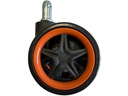 LC-Power Rollen LC-CASTERS-DRIFT 5er Set Orange