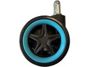 LC-Power Rollen LC-CASTERS-DRIFT 5er Set Hellblau