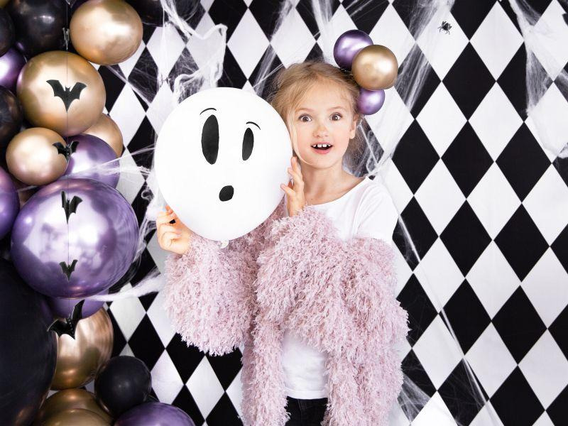 Partydeco Ballons BOO! Mehrfarbig, 7 cm