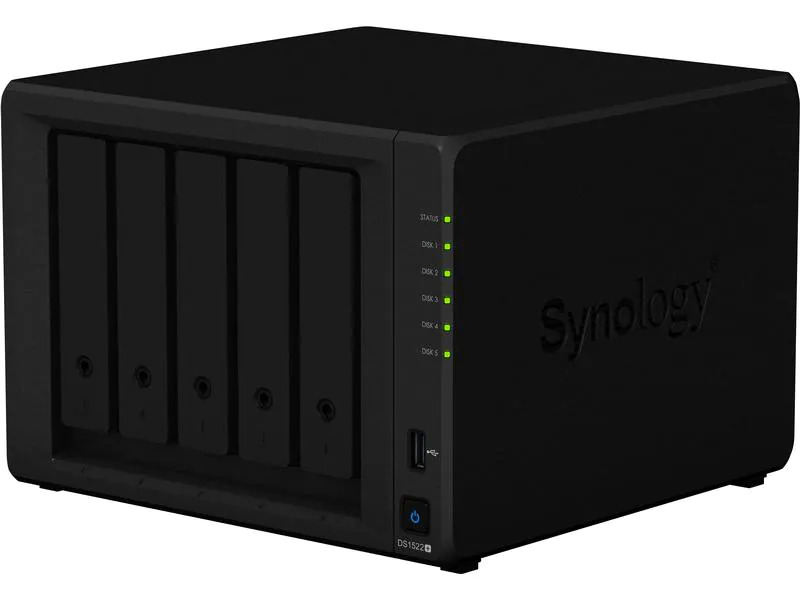 Synology NAS DiskStation DS1522+ 5-bay Synology Enterprise HDD 20 TB