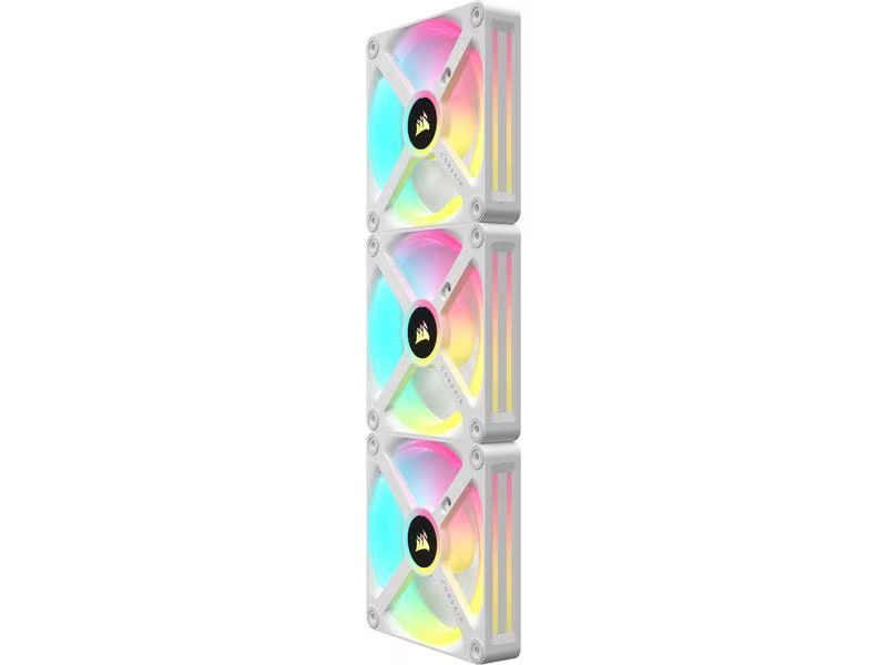 Corsair PC-Lüfter iCUE QX120 RGB Starter Kit Weiss