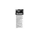 3M Elastikpuffer 100 mm x 100 mm, Schwarz, 4er Pack