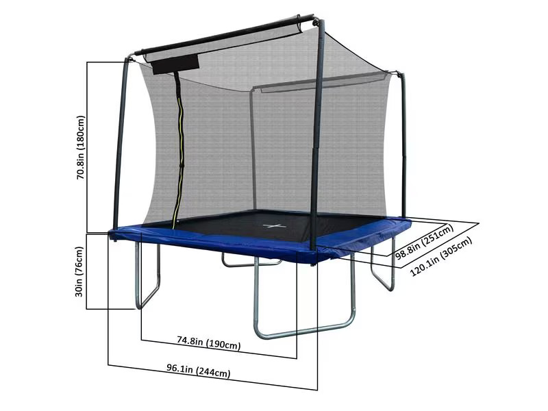 KOOR Trampolin mit Leiter KUULMA, 244 cm