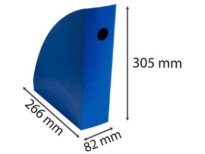 Exacompta Stehsammler Bee Blue Mag-Cube A4 Marineblau