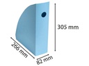 Exacompta Stehsammler Bee Blue Mag-Cube A4 Hellblau