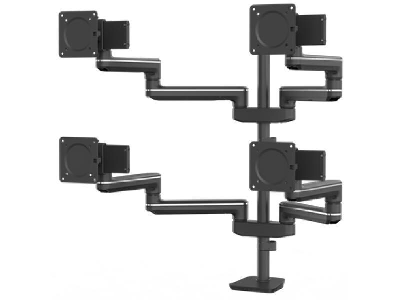 Fellowes Tischhalterung Tallo Modular 4FFS bis 7 kg / 40, Schwarz