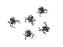 Partydeco Kleinteile Plastikspinnen Schwarz