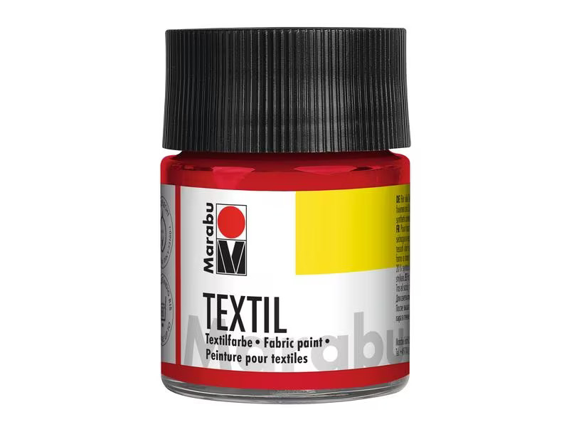 Marabu Textilfarbe 50 ml, Kirschrot
