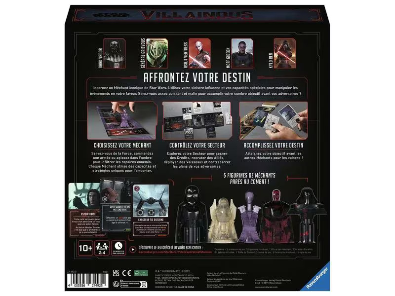 Ravensburger Familienspiel Star Wars Villainous -FR-