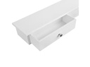 Songmics Wandregal mit 2 Schubladen Weiss