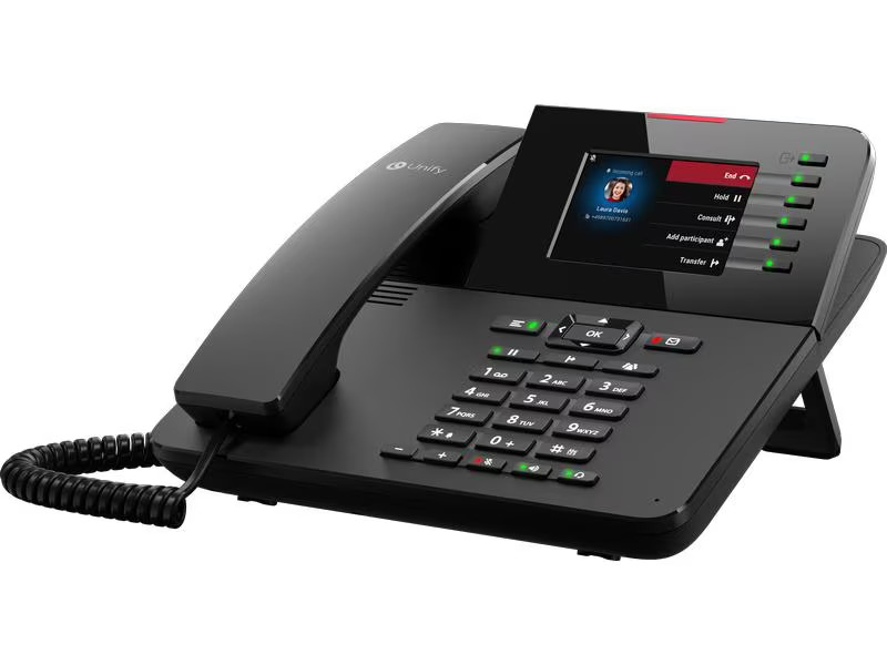 UNIFY SIP Tischtelefon OpenScape CP410 Schwarz