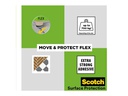 3M Möbelgleiter Flexibal, Ø 65 mm, Grau, 4er Pack