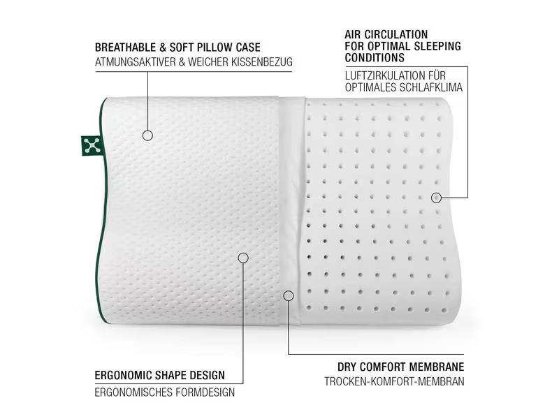 Smartsleep Nackenkissen Ergonomic + 60 x 43 cm