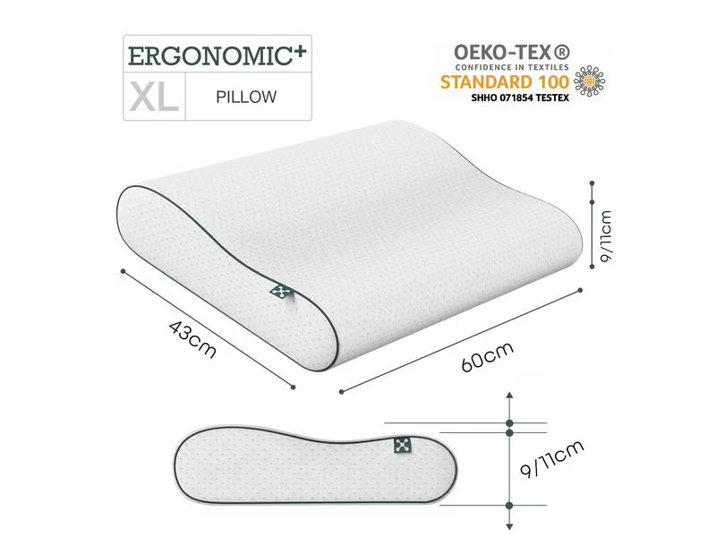 Smartsleep Nackenkissen Ergonomic + 60 x 43 cm