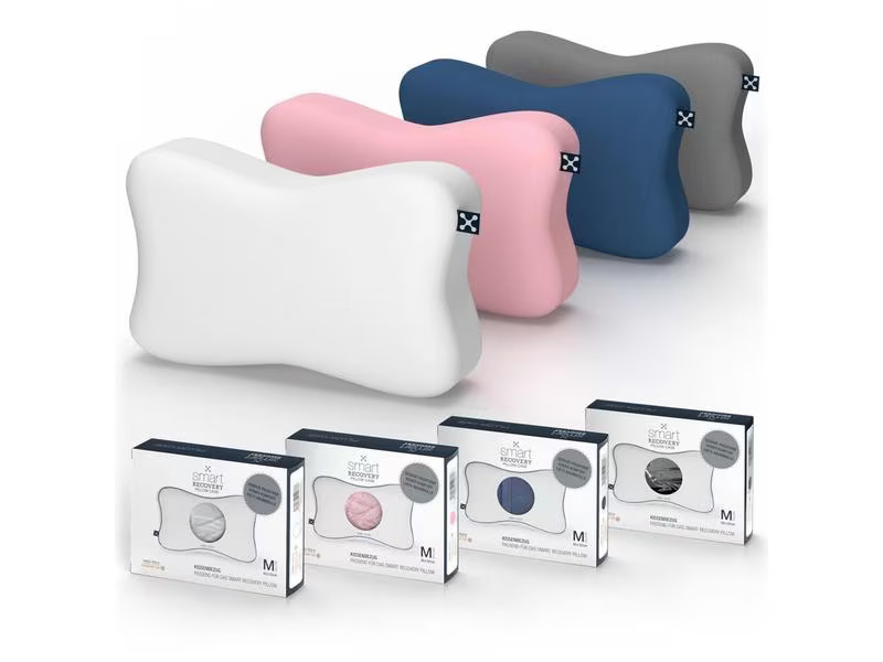 Smartsleep Kopfkissenbezug Ergonomic + XL 55 x 35 x 12 cm, Weiss