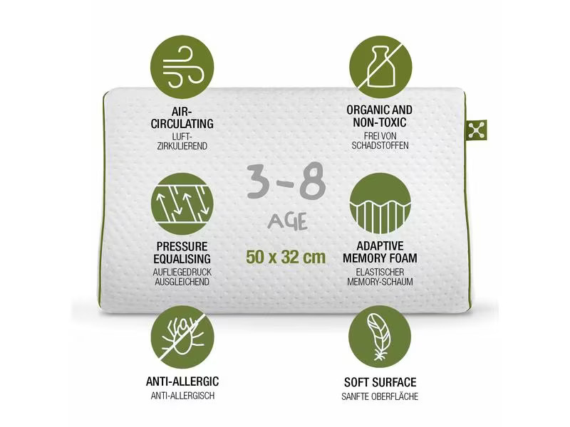 Smartsleep Kissen Kids Ergonomic 50 x 32 cm