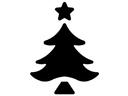 WEDO Motivstanzer Weihnachtsbaum gross