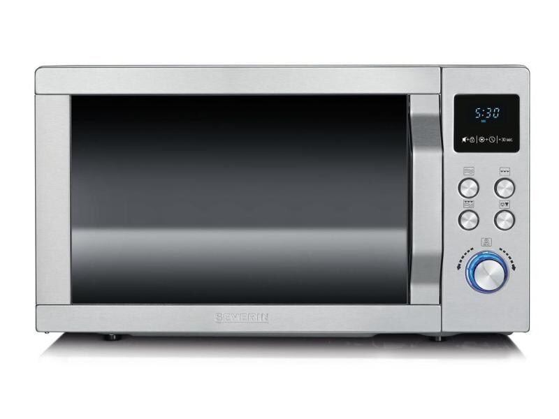 Severin Mikrowelle mit Grill MW 7751 Silber